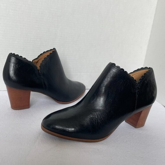 Jack Rogers Women's Marianne Leather Ankle Bootie - Picture 5 of 10